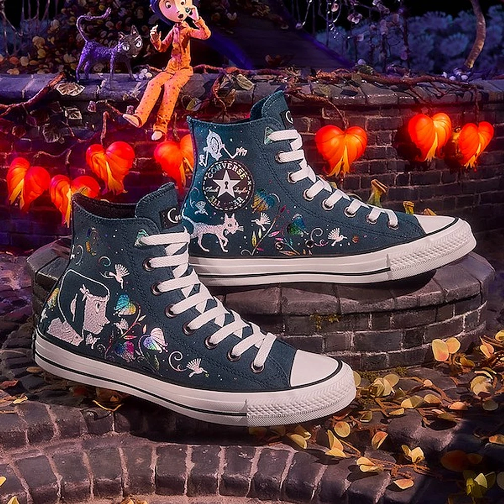 Converse x Coraline Chuck Taylor All Star High-Top Sneaker - Fresh Blueberry