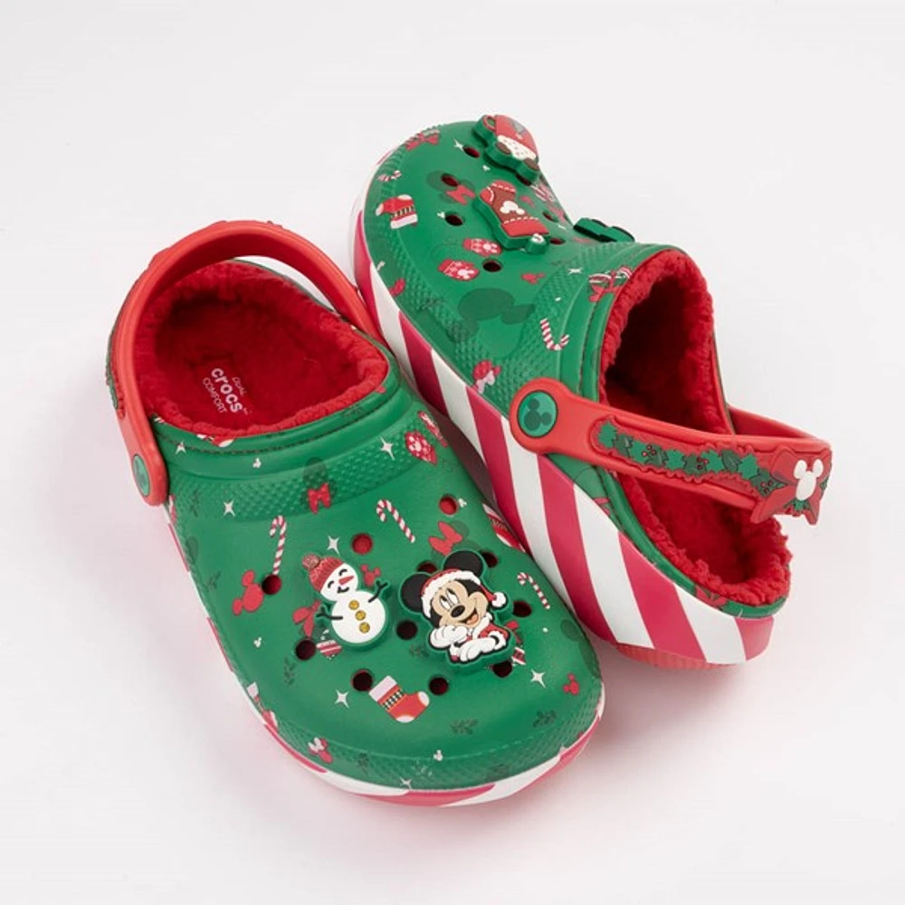 Mickey Mouse Crocs Holiday Classic Lined Clog - Multicolor