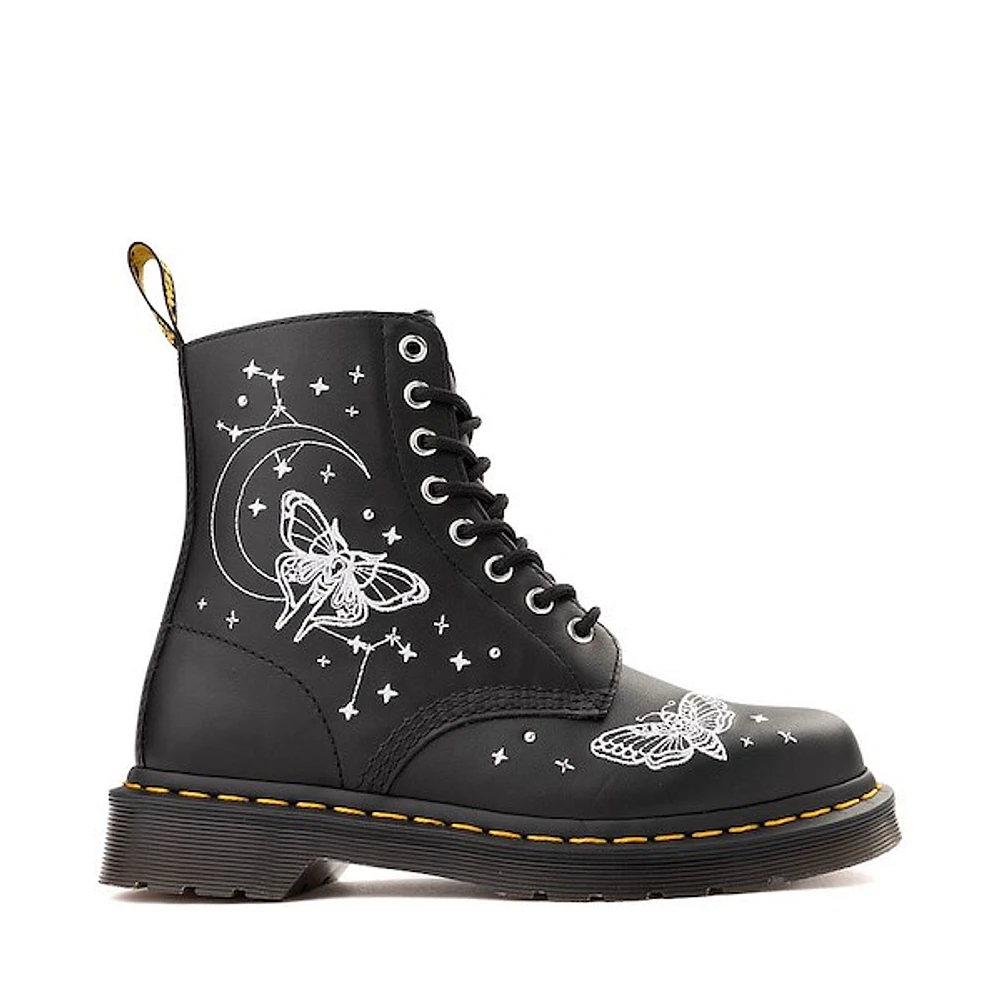 Dr. Martens 1460 Celestial Moth Boot - Black