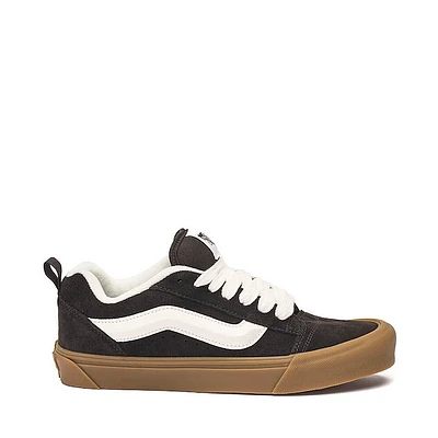 Chaussure de skate Vans Knu Skool - Brun foncé / Gomme