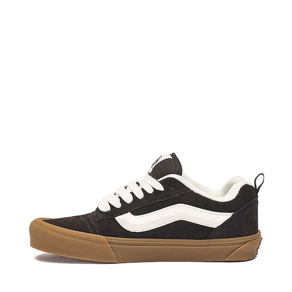 Chaussure de skate Vans Knu Skool - Brun foncé / Gomme