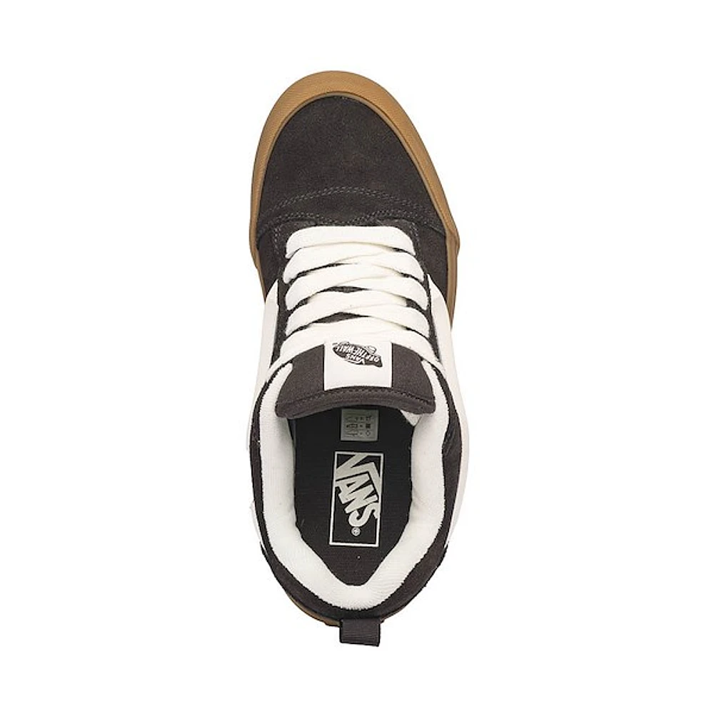 Chaussure de skate Vans Knu Skool - Brun foncé / Gomme