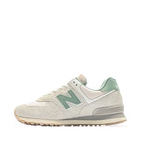 New Balance 574 Athletic Shoe - Linen / Green