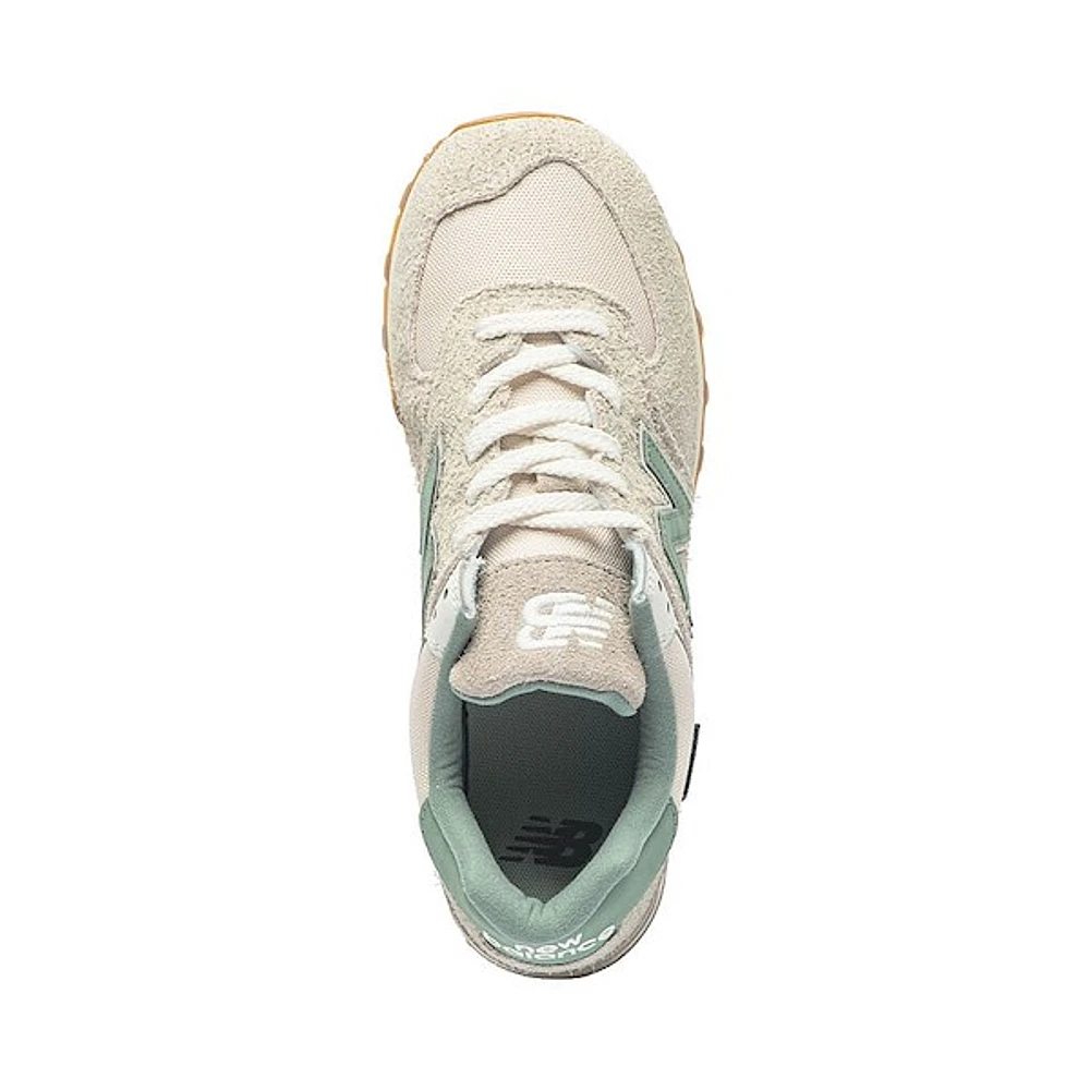 Chaussure athlétique New Balance 574 - Blanc de lin / Verte