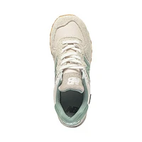 Chaussure athlétique New Balance 574 - Blanc de lin / Verte