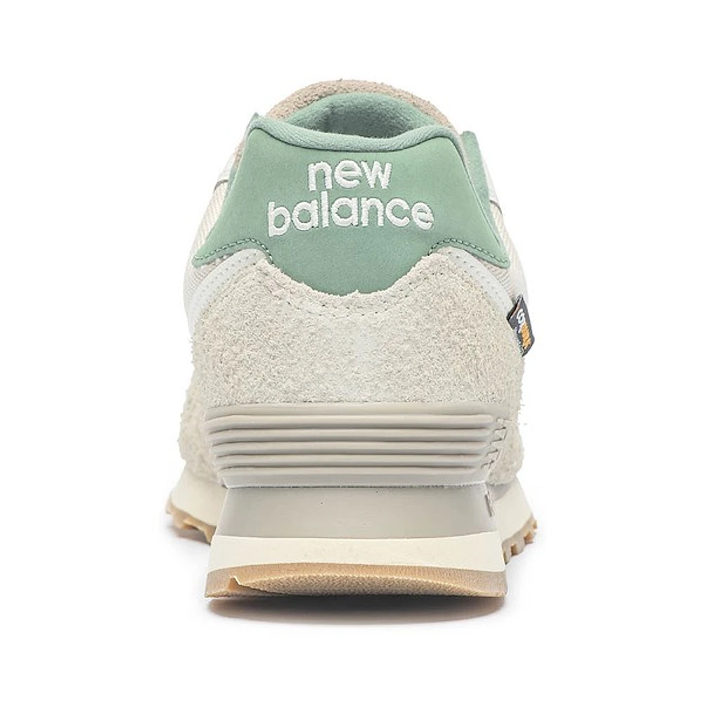 Chaussure athlétique New Balance 574 - Blanc de lin / Verte