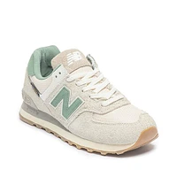 Chaussure athlétique New Balance 574 - Blanc de lin / Verte