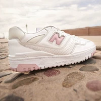 Womens New Balance 550 Athletic Shoe - White / Twilight Haze