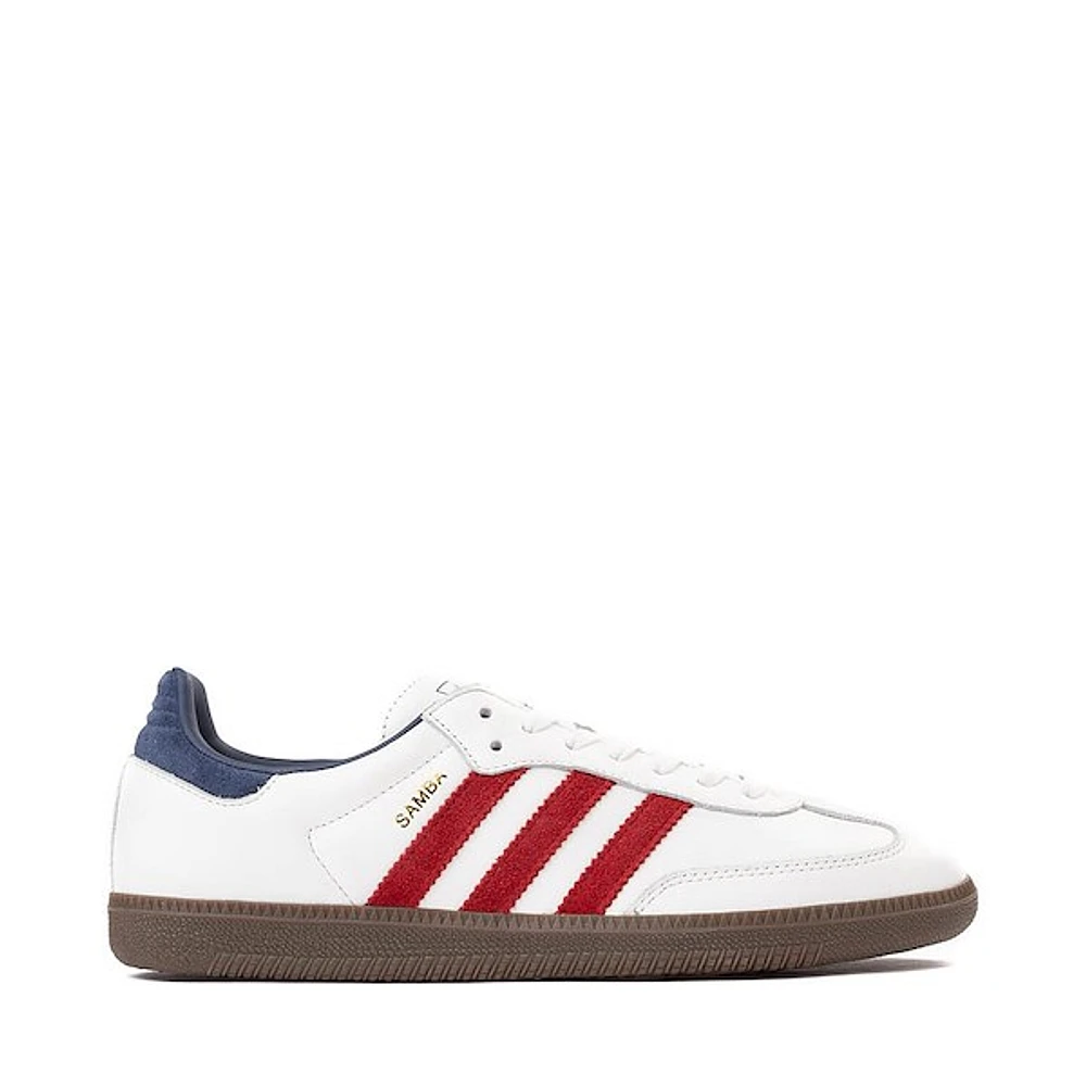 Mens adidas Samba OG Athletic Shoe - Core White / Team Victory Red Night Indigo