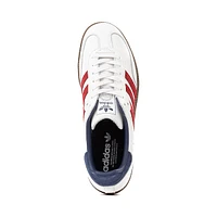 Chaussure athlétique adidas Samba OG pour hommes - Blanche / Rouge Bleu marine