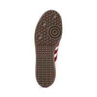 Chaussure athlétique adidas Samba OG pour hommes - Blanche / Rouge Bleu marine