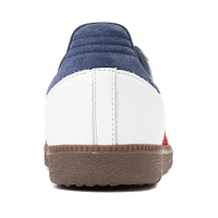 Chaussure athlétique adidas Samba OG pour hommes - Blanche / Rouge Bleu marine