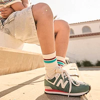 New Balance 574 Athletic Shoe - Big Kid Spruce