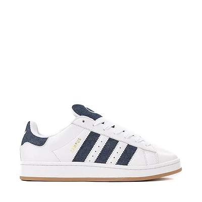 Mens adidas Campus '00s Athletic Shoe - White / Night Indigo Gold Metallic