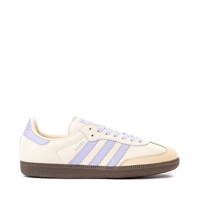 Chaussure athlétique adidas Samba OG pour femmes - Crème / Lilas