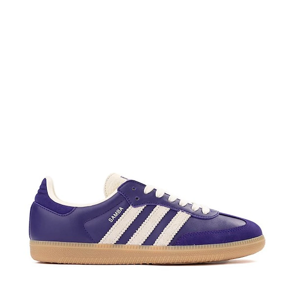 Womens adidas Samba OG Athletic Shoe - Collegiate Purple / Cream White Gum