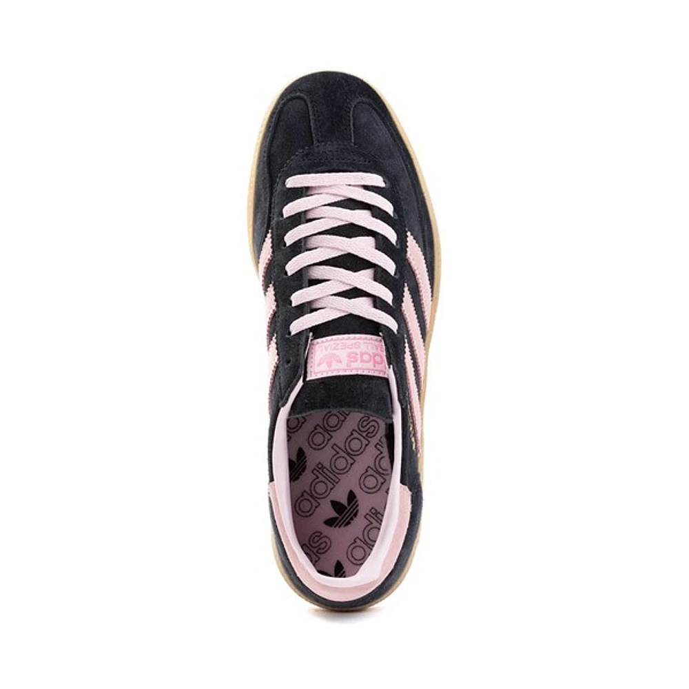 Chaussure athlétique adidas Handball Spezial pour femmes - Noire / Rose pâle Gomme