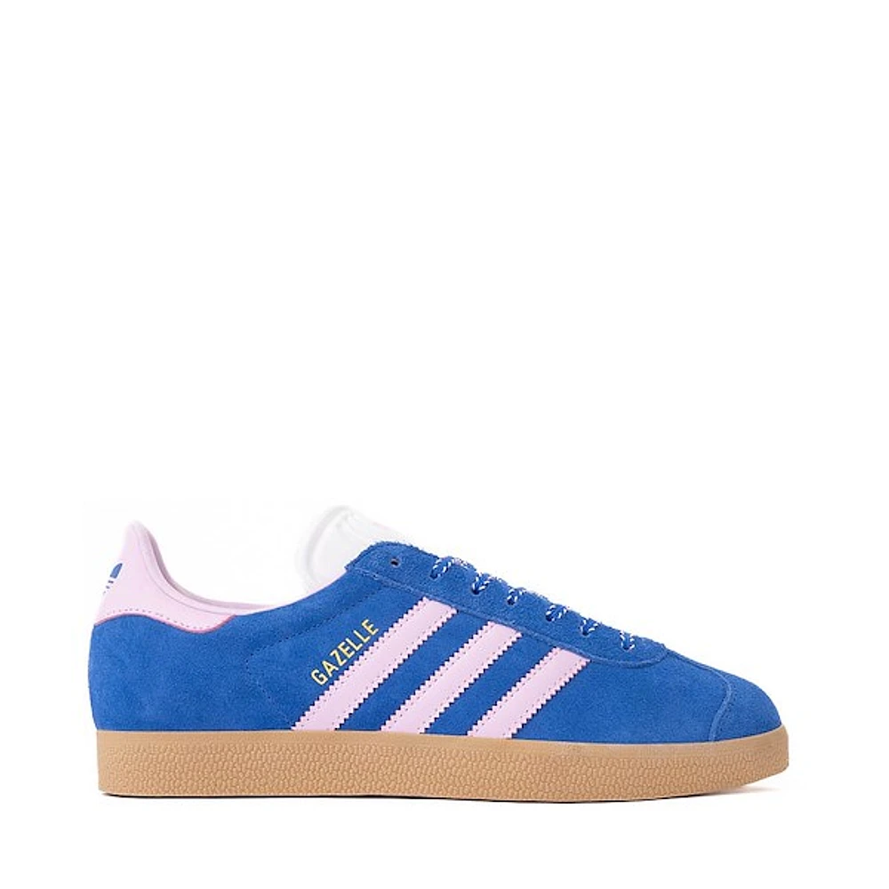 Womens adidas Gazelle Athletic Shoe - Blue / Orchid Fusion Gum