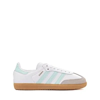 adidas Samba OG Athletic Shoe - Big Kid White / Semi Flash Aqua Gum