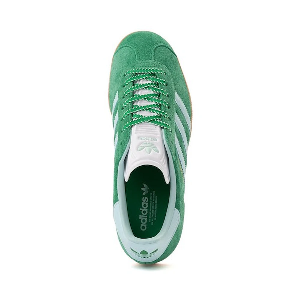 Chaussure athlétique adidas Gazelle pour femmes - Verte / Vert d'eau