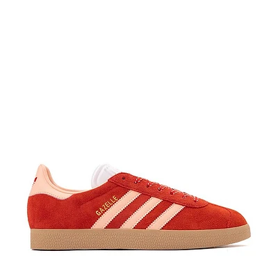 Womens adidas Gazelle Athletic Shoe - Better Scarlet / Glow Pink Gold Metallic