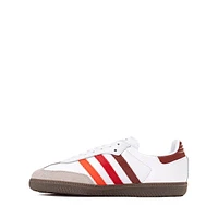 adidas Samba OG Athletic Shoe - Big Kid White / Bright Red Better Scarlet