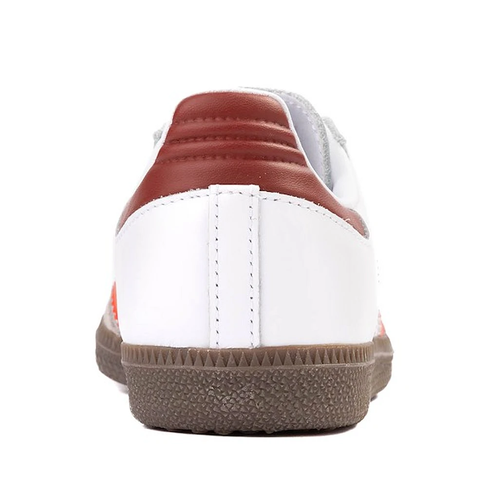 adidas Samba OG Athletic Shoe - Big Kid White / Bright Red Better Scarlet