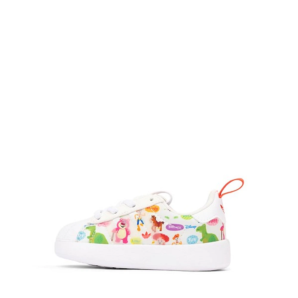 adidas Disney Pixar Toy Story adiFOM Superstar 360 Athletic Shoe - Baby / Toddler - Off White / White
