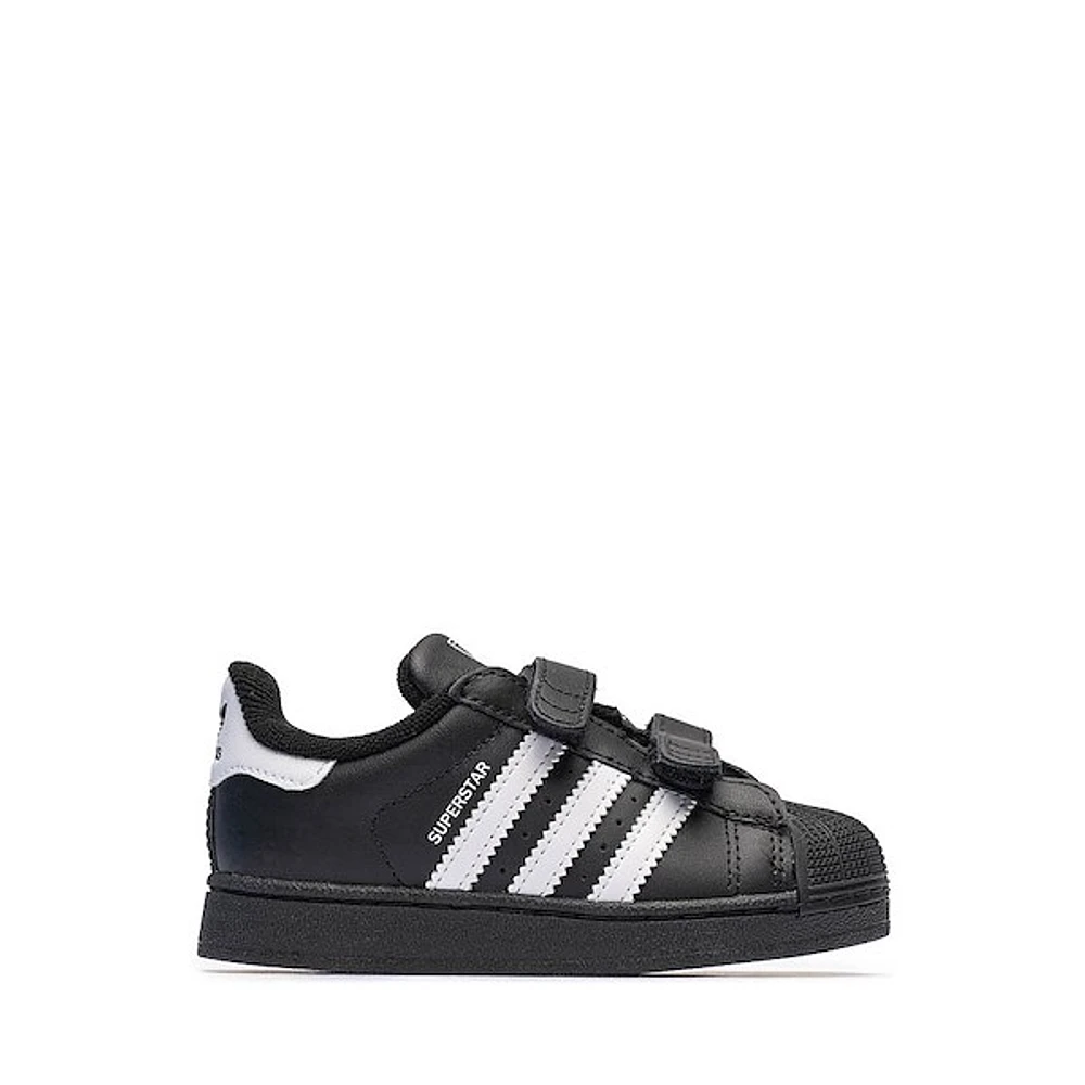 adidas Superstar II Comfort Closure Athletic Shoe - Baby / Toddler Core Black Cloud White