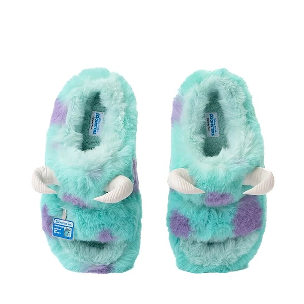 Disney and Pixar Monsters, Inc. Crocs Sulley Cozzzy Sandal - Turquoise