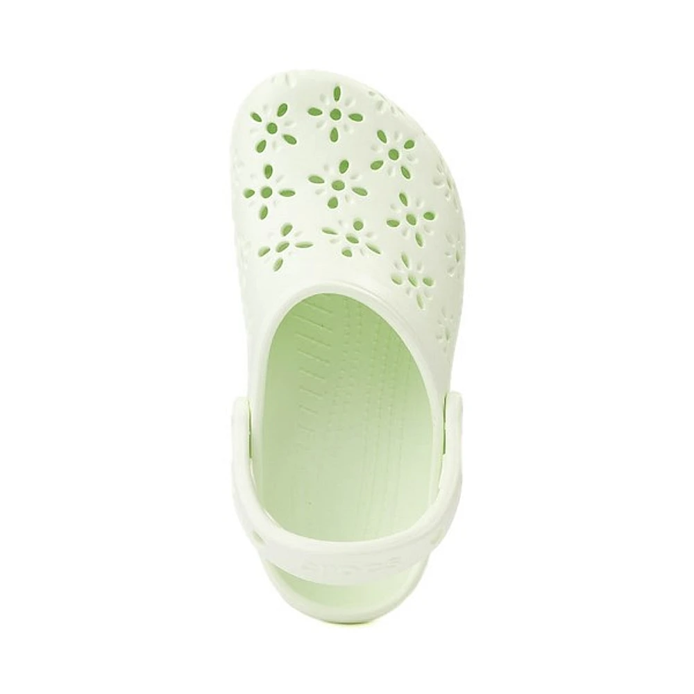 Sabot classique Crocs à découpe florale