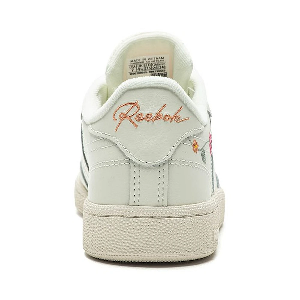 Chaussure athlétique Reebok Club C 85 Daisy pour femmes - Ivoire / Rose Orange