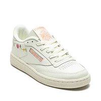 Chaussure athlétique Reebok Club C 85 Daisy pour femmes - Ivoire / Rose Orange