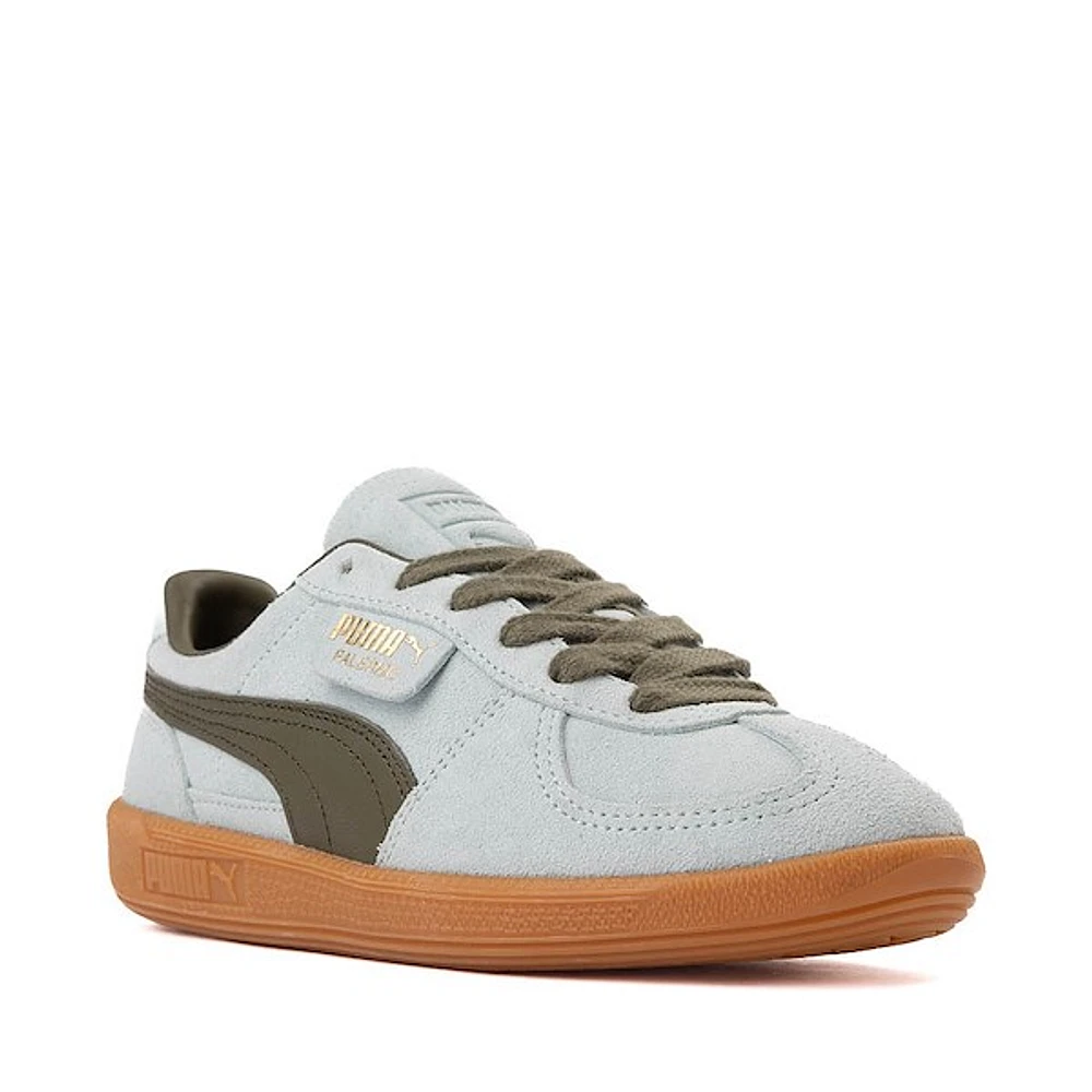 Chaussure athlétique PUMA Palermo pour femmes - Bleu gris / Vert kaki