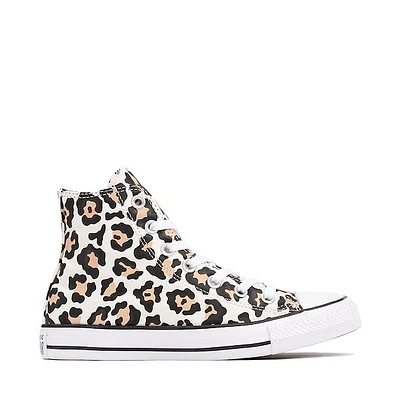 Converse Chuck Taylor All Star High-Top Sneaker - White / Leopard