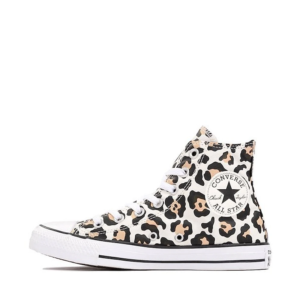 Converse Chuck Taylor All Star High-Top Sneaker - White / Leopard