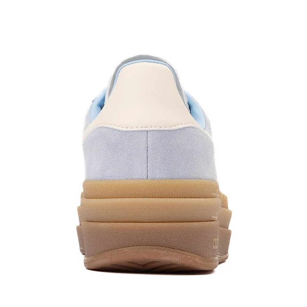 Chaussure athlétique adidas Gazelle Bold pour femmes - Bleu pâle / Crème Gomme