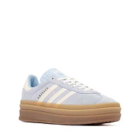 Chaussure athlétique adidas Gazelle Bold pour femmes - Bleu pâle / Crème Gomme