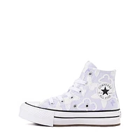 Basket montante Converse Chuck Taylor All Star Lift à motif de papillons - Enfants Mauve pâle