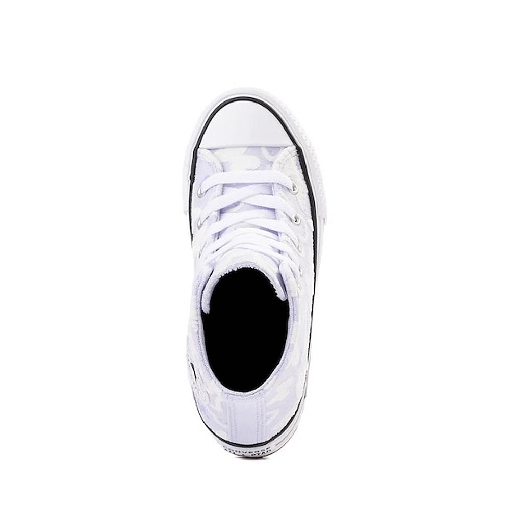 Basket montante Converse Chuck Taylor All Star Lift à motif de papillons - Enfants Mauve pâle