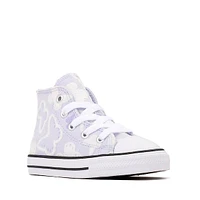 Basket montante Converse Chuck Taylor All Star à motif de papillons - Bébés / Tout-petits Mauve pâle