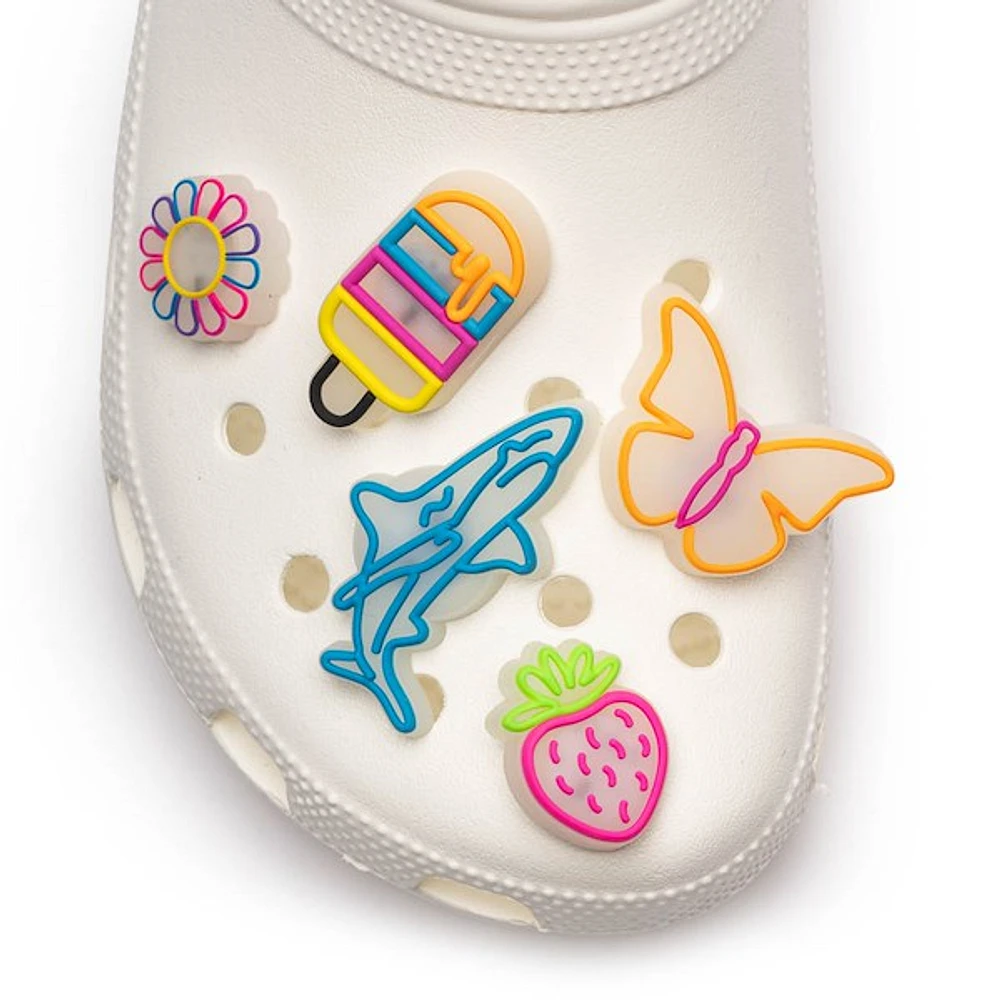 Crocs Jibbitz&trade Light Up Summer Shoe Charms 5 Pack - Multicolor