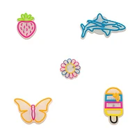 Crocs Jibbitz&trade Light Up Summer Shoe Charms 5 Pack - Multicolor