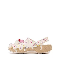 Crocs Classic Ice Cream Party Clog - Little Kid / Big White