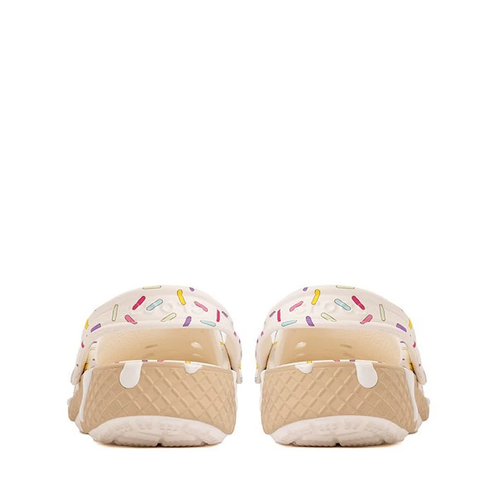 Crocs Classic Ice Cream Party Clog - Little Kid / Big White