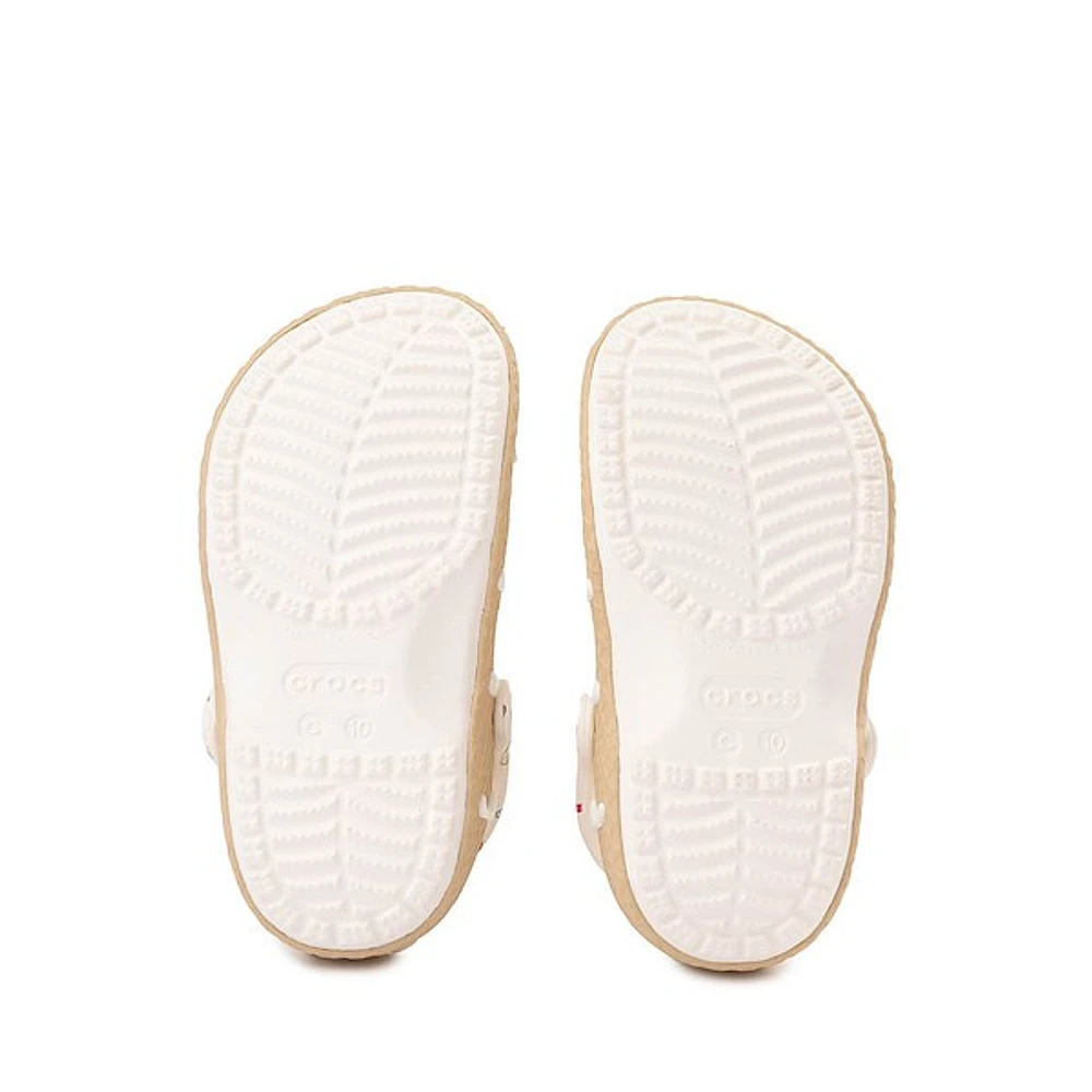 Crocs Classic Ice Cream Party Clog - Baby / Toddler White