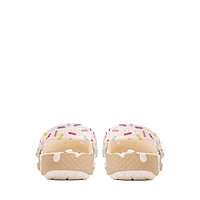 Crocs Classic Ice Cream Party Clog - Baby / Toddler White