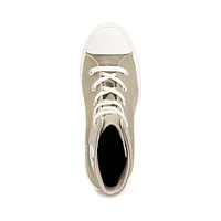 Chaussure montante à talon Converse Chuck 70 De Luxe - Vert militaire / Blanche