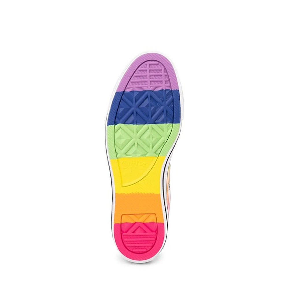Basket montante Converse Pride Chuck Taylor All Star - Blanche / Flamme arc-en-ciel