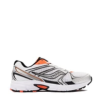 Womens Saucony Ride Millennium Athletic Shoe - White / Silver Orange